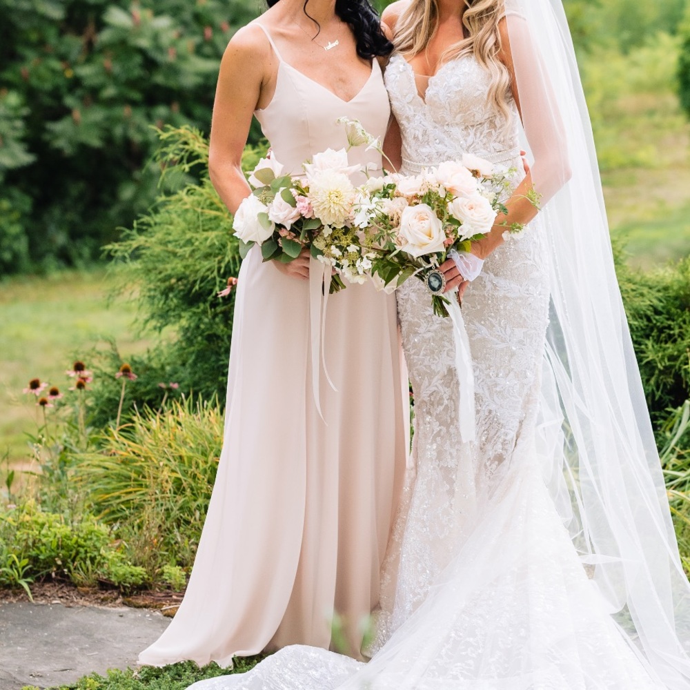 Joanna August bridesmaid color Nude